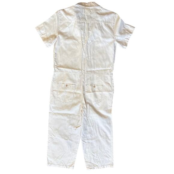 Unpublished Cropped Bone Cream Union Suit Jumpsuit Size Small - Picture 4 of 9